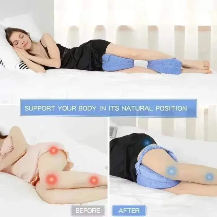 Coussin pour les jambes et les genoux pour dormeurs latéraux
