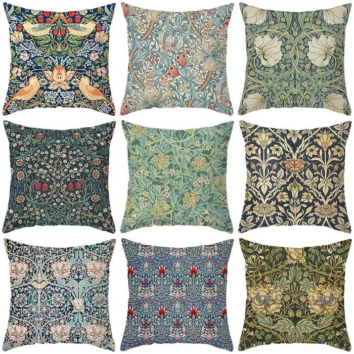 VIKAMA – housse de coussin florale Vintage