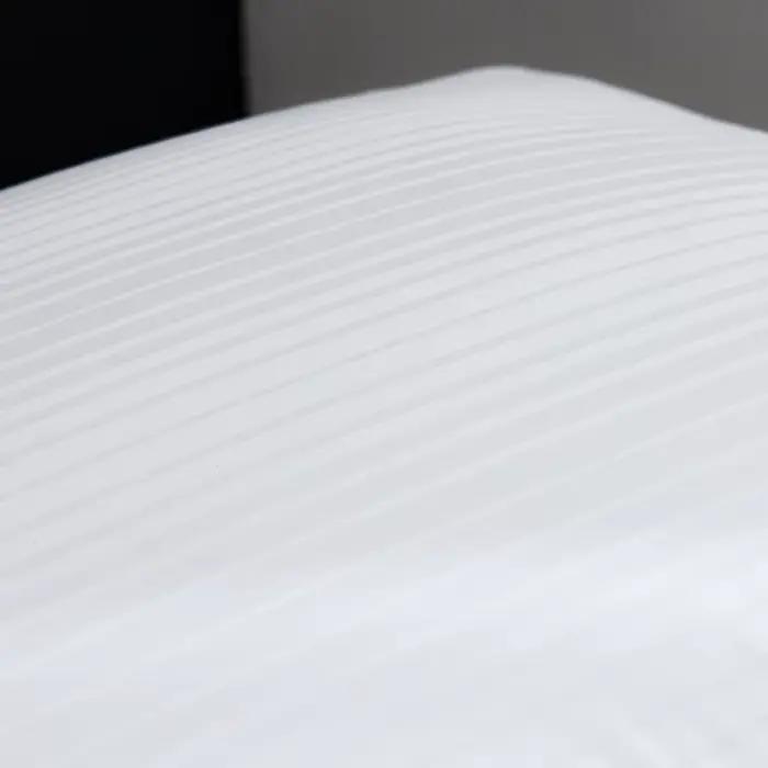 Oreiller en duvet d'oie de qualité hôtel 5 étoiles, avec soutien du cou 3D, tissu 100% coton à rebond lent pour un sommeil confortable
