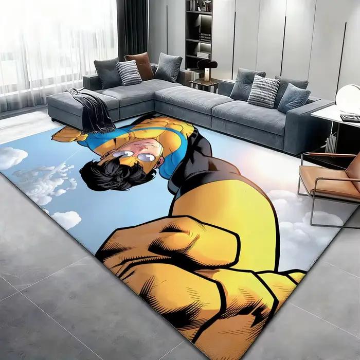 Anime L-Invincible tapis de sol flanelle