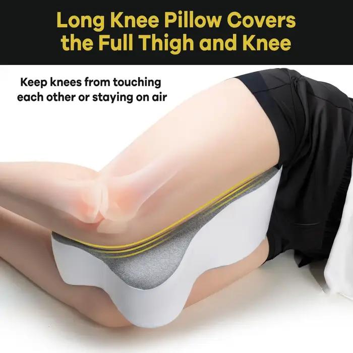 Grande oreiller-coussin pour genoux