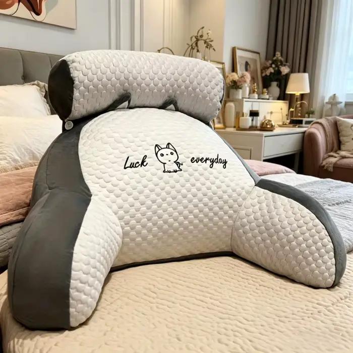 Coussin de lecture ergonomique avec support dorsal réglable