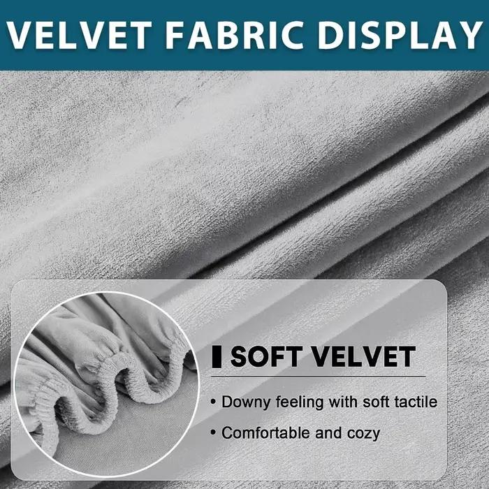 Housses de coussin de canapé en velours pour salon