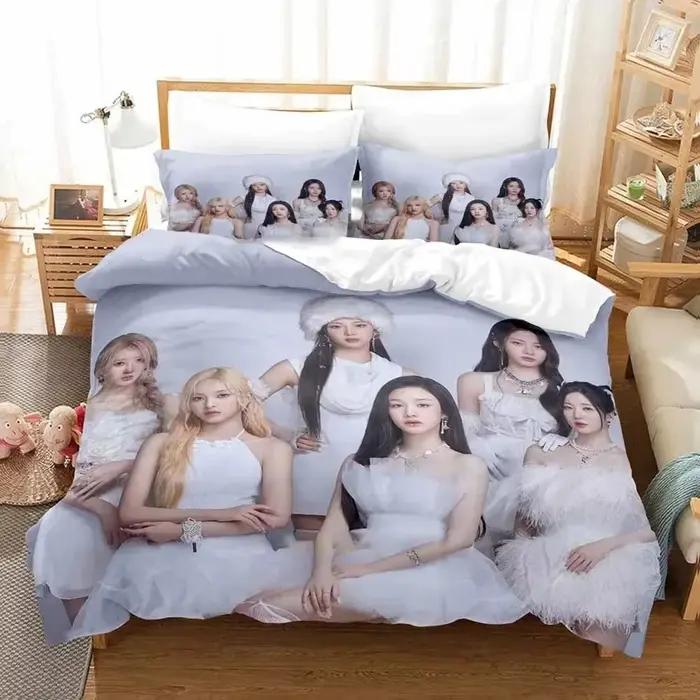 Kpop BabyMonster ensemble de literie simple double pleine reine King Size ensemble de lit adulte enfant chambre housse de couette ensembles 3D Kpop ensemble de draps