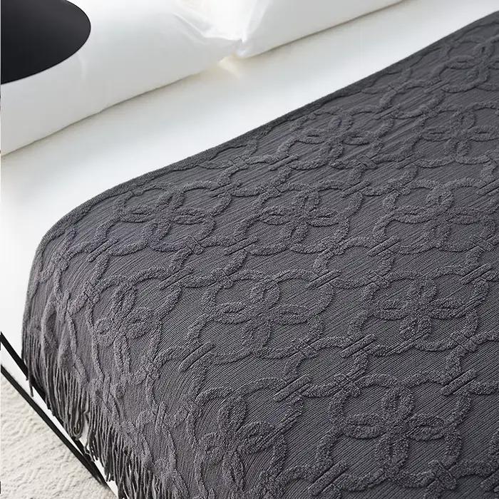 Couverture Confortable et Douce pour la Décoration de la Maison
