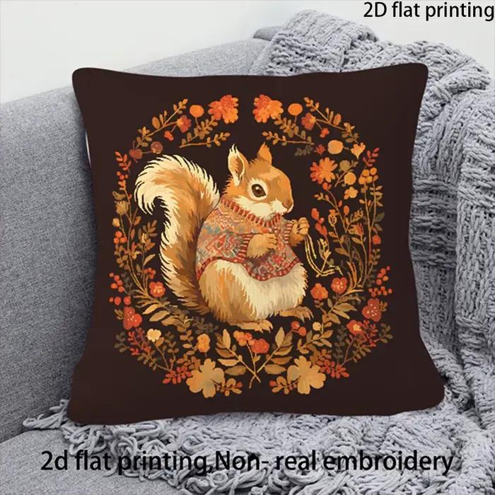 Housses de coussin décoratives vintage 2D Flat-1PC