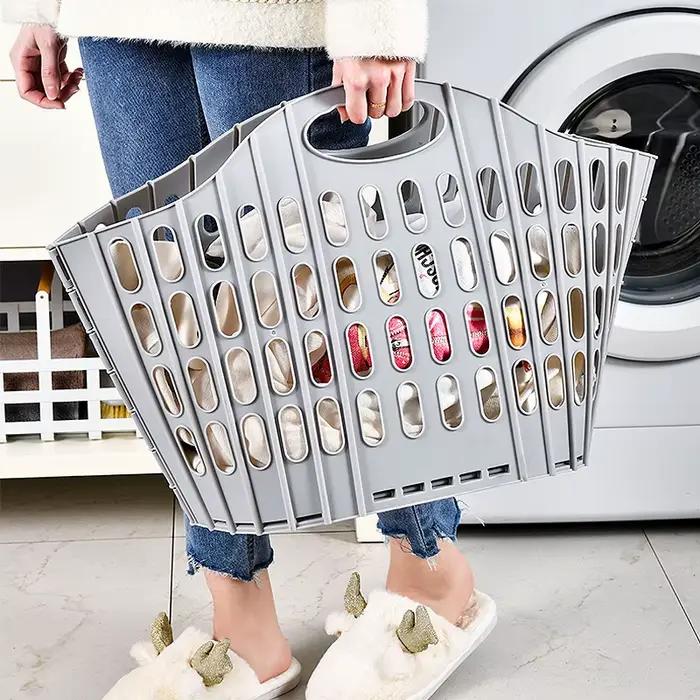 Panier à linge pliable moderne