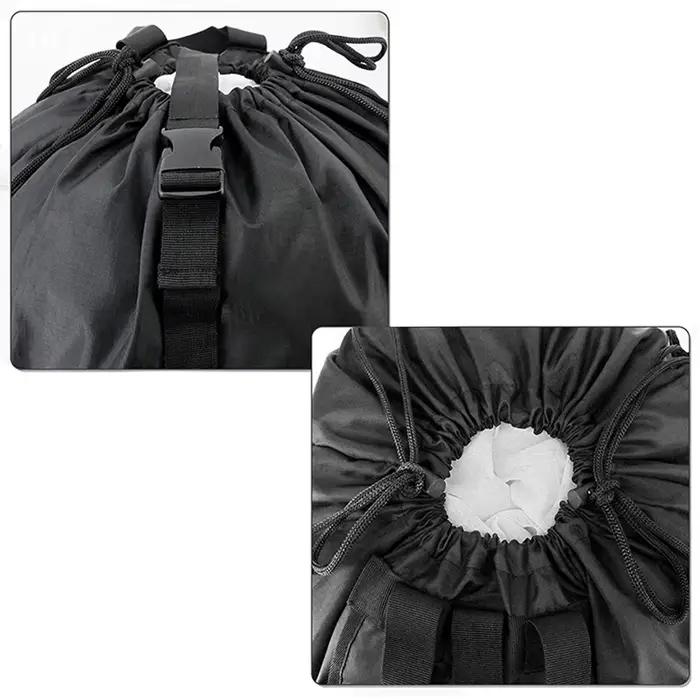 Sac à dos sac à linge avec poche panier