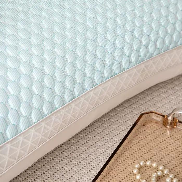 Nouveau oreiller SP, oreiller haut 3D confortable avec tissu frais d'été