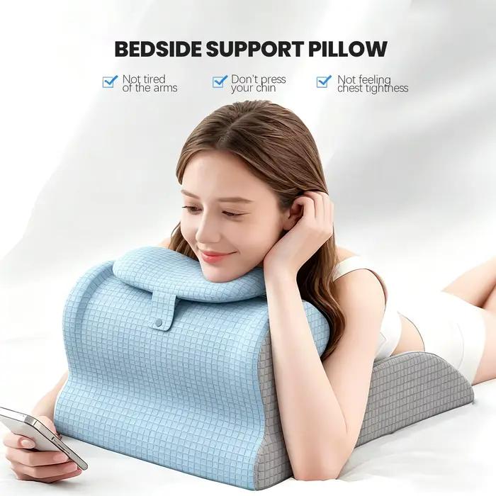 Oreiller ergonomique en forme de cale