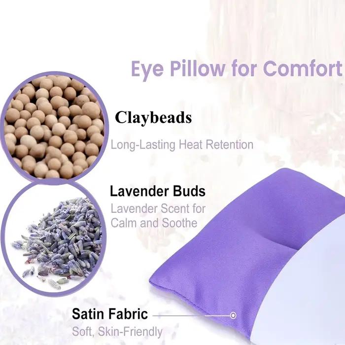 Oreiller pour les yeux lavande pour la relaxation