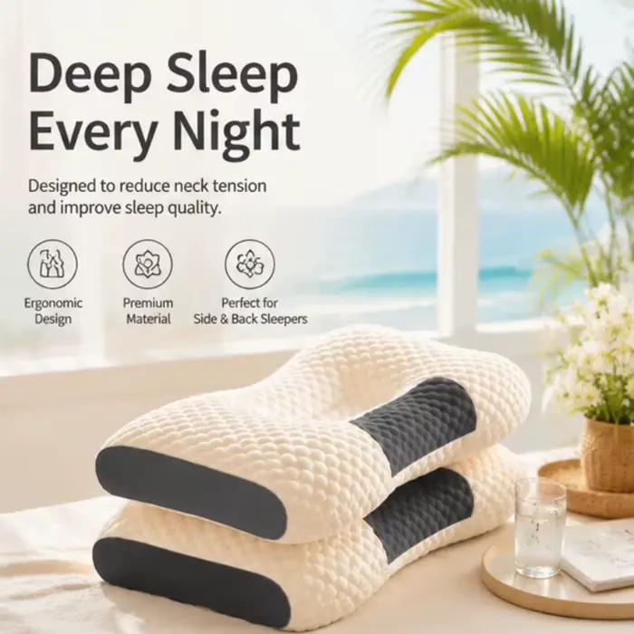 Oreiller de massage rembourré en fibres de soja