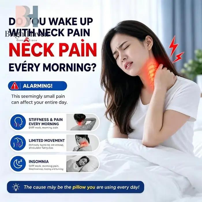 Oreiller de massage ergonomique pour le cou et les épaules