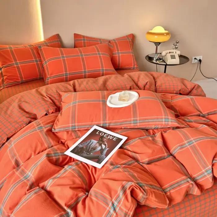 100% coton housse de couette Plaid Style literie couverture couvre 160x210