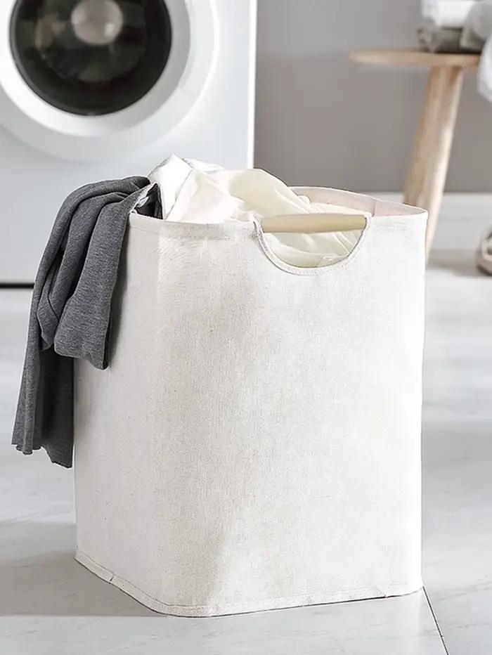 Panier à linge avec poignées
