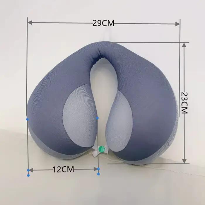 Oreiller universel en forme de U pour enfants, siège de voiture pour enfants, coussin de couchage de voyage en fibre pour la protection du cou et de la tête, oreillers souples