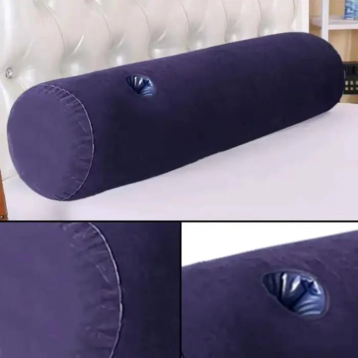 Coussin cylindrique gonflable - Coussin de nuque pour voiture, support de siège, soutien orthopédique de la nuque pour les voyages, le bureau et la maison