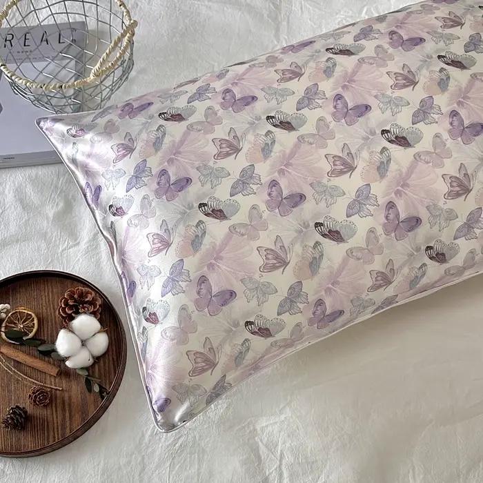 Taie d'oreiller en soie naturelle pure 25 Momme