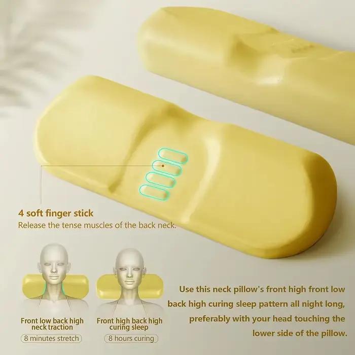 Oreiller cervical, oreiller de contour en mousse à mémoire de forme