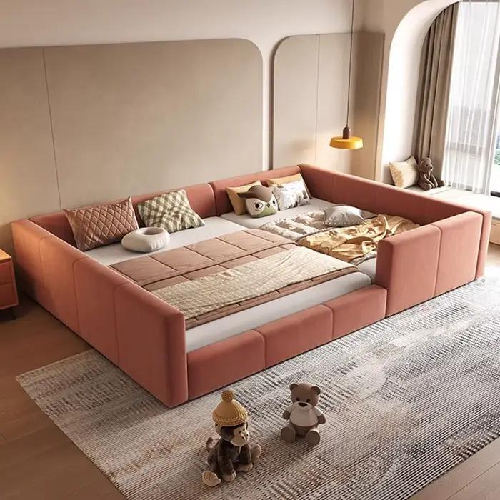 Lit rembourré français fantaisie, salon moderne et élégant, décoration De maison idéale pour enfants et adultes, meubles De maison