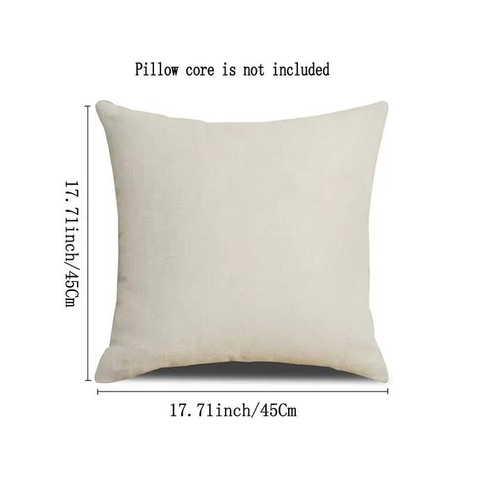 [Fourreau de Style ferme à fermeture éclair] Housse de coussin en peluche imprimée Opossum moderne – Décoration de maison à fermeture éclair et style ferme