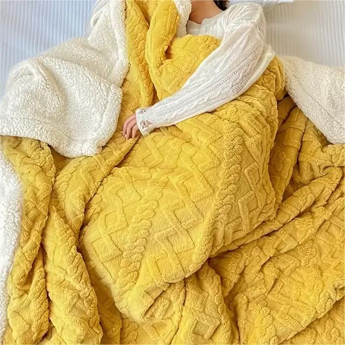 Couverture polaire double couche