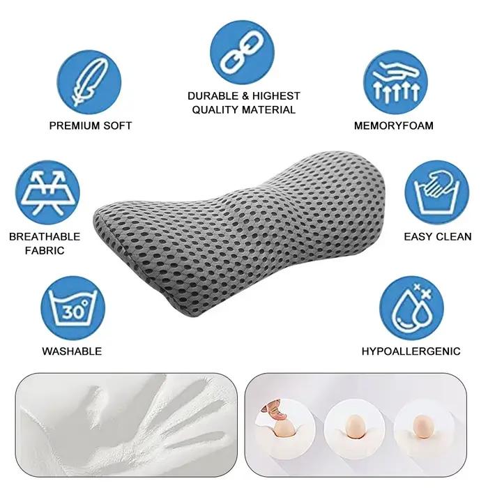 1 oreiller de voyage pour le cou, pour voiture ou SUV, améliorez votre confort de conduite, mousse à mémoire de forme de haute qualité, coussin d'appui-tête confortable