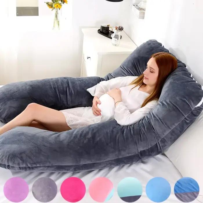Oreiller de grossesse 116x65cm pour femmes enceintes