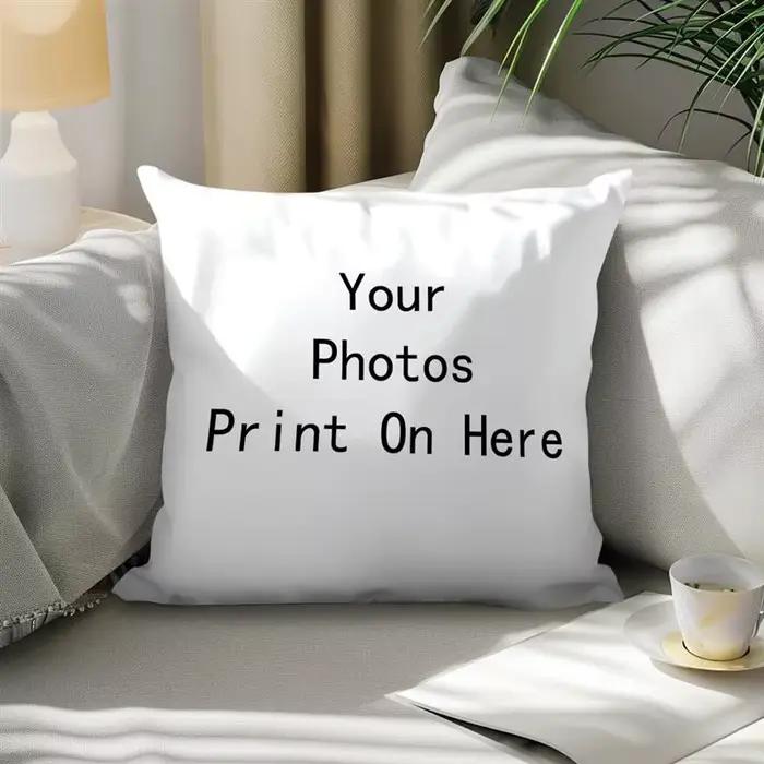 Housse de coussin personnalisée DIY