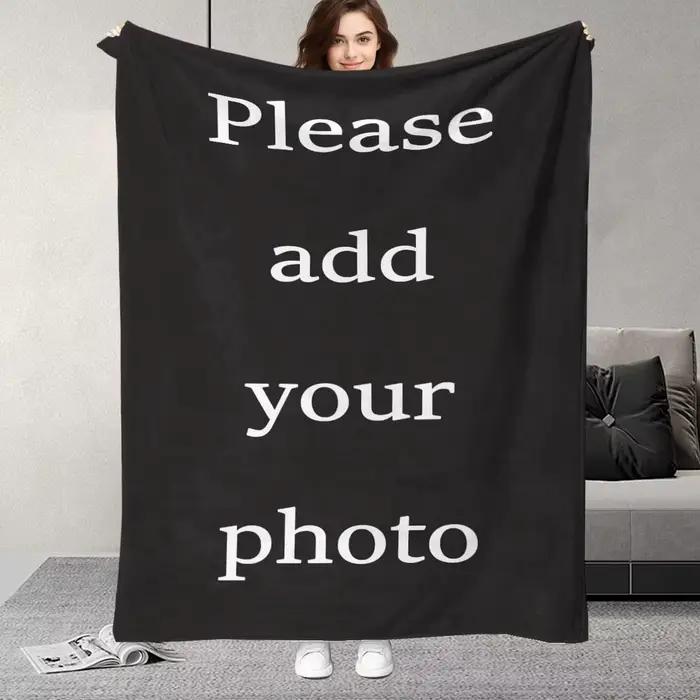 Couverture en flanelle personnalisée