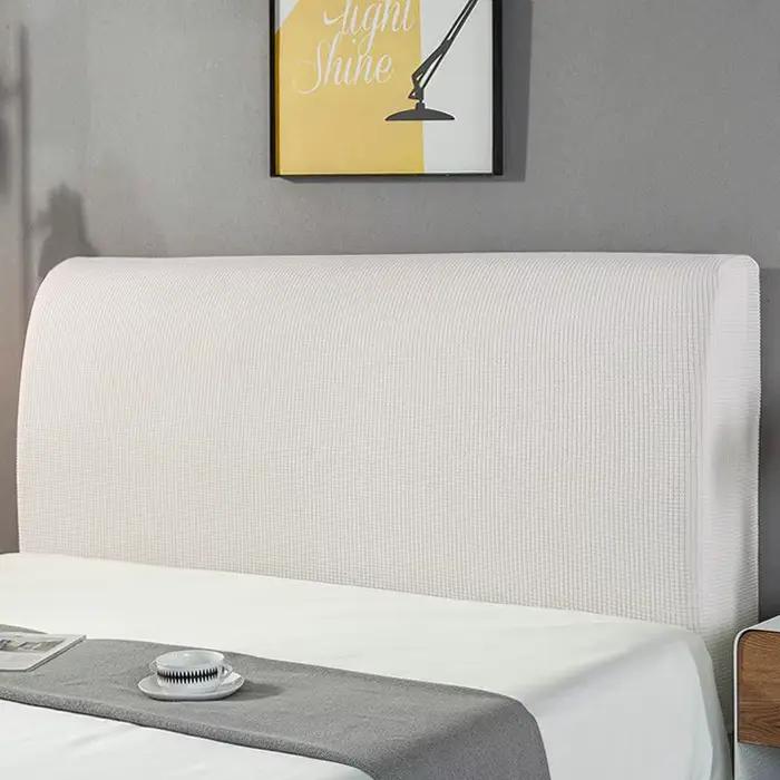 Housse de tête de lit élastique – Protecteur anti-poussière épais pour lit