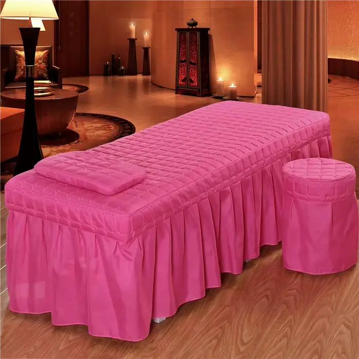Drap de lit avec trou pour salon de beauté