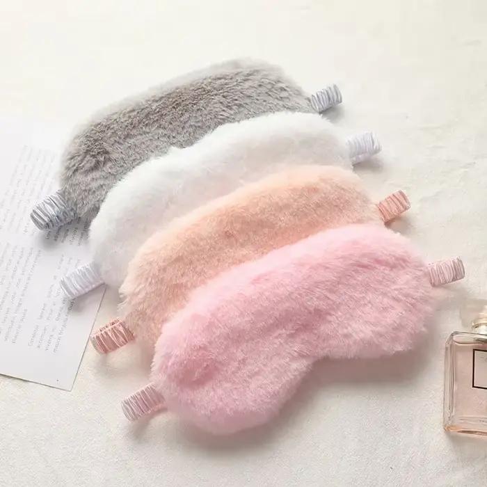 Masque de sommeil en peluche doux