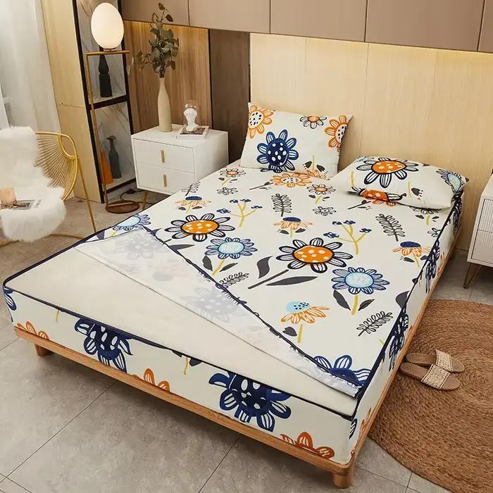 Housse de protection de matelas à Six côtés avec fermeture éclair