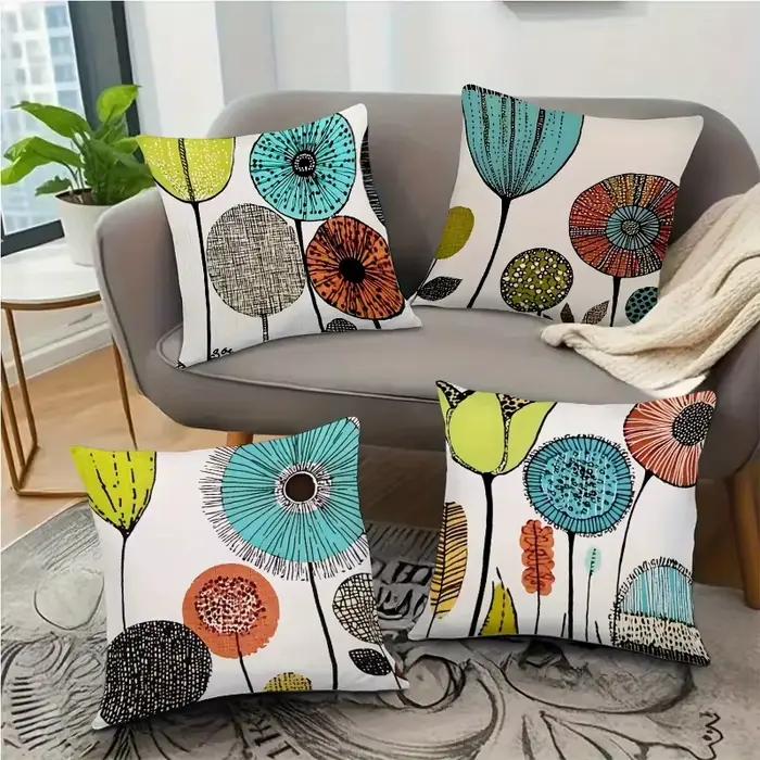 Housses de coussin décoratives 2D plates