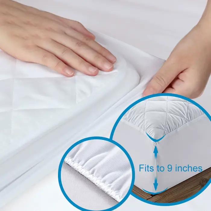 CPull-Protège-matelas imperméable ultra doux, housse de matelas pour lits de bébé et de tout-petits, absorbant 402