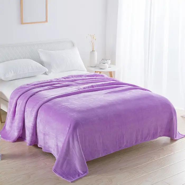 Couverture polaire Extra douce et chaude pour lit flou