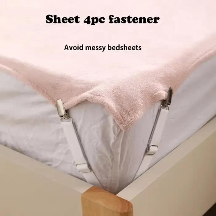 Attaches de drap de lit réglables