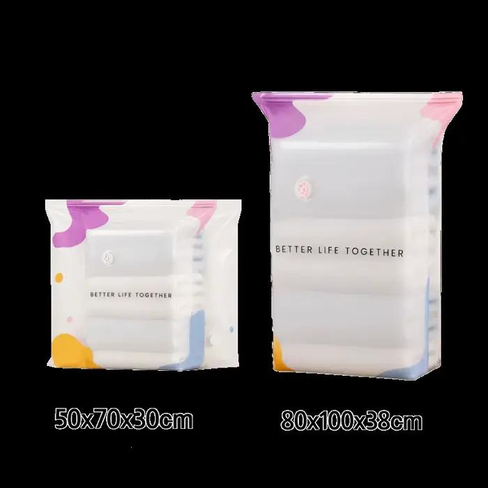 Sacs de rangement sous vide sans pompe