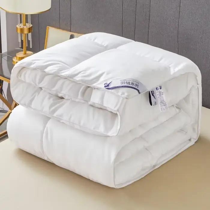 Couette d'hôtel cinq étoiles 95% duvet de canard blanc, épaisse et chaude pour l'hiver, couette printemps-automne, insert de couette pour dortoir étudiant
