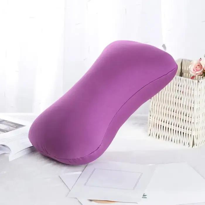 Nouvel oreiller de soutien en microbilles, coussin confortable en mousse à particules pour le dos, oreiller de siège pour voyage