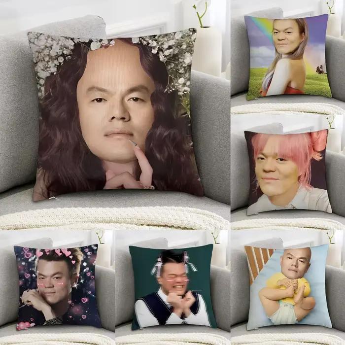 Housse de coussin décorative de luxe JYP Meme pour canapé