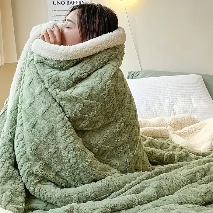 Couverture polaire double couche