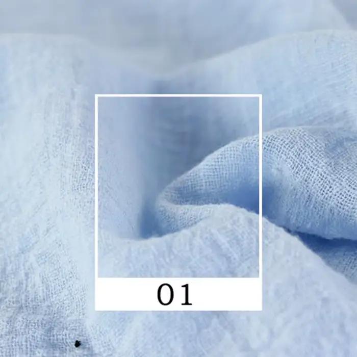 Tissu en coton et lin doux