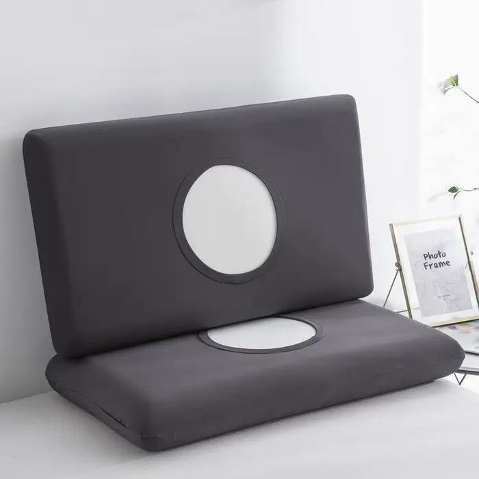 Lot de 2 taies d'oreiller d'été légères et fraîches, couleur unie, confortables, respirantes, élastiques, pour chambre à coucher