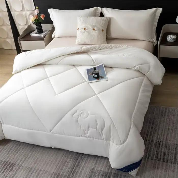 Couette en laine de luxe cinq étoiles hôtel chaud Double simple King Queen taille