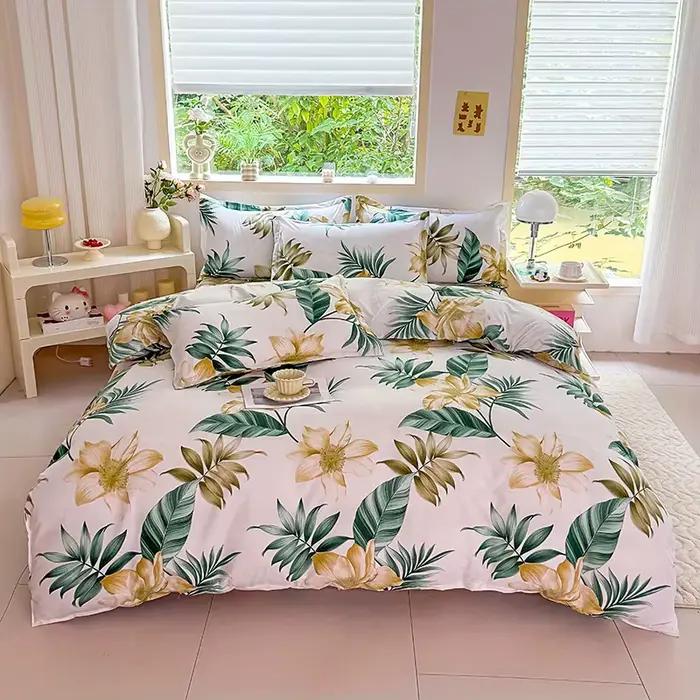 Ensemble de housse de couette 3 pièces avec 2 taies d'oreiller