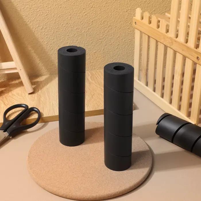 4 protections de pieds de lit réglables en caoutchouc EPDM élastique pour cadres métalliques
