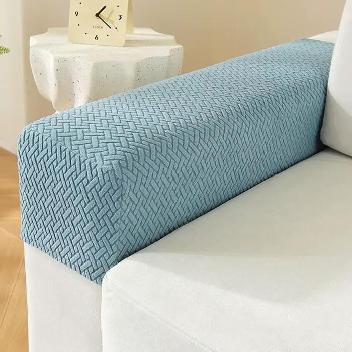 Housse de protection moderne pour accoudoir de canapé