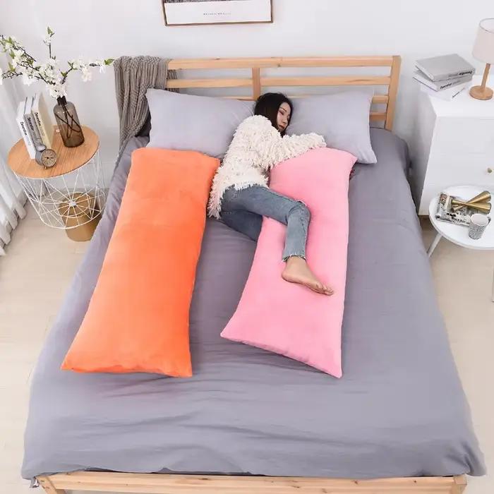 Juste de coussin en peluche douce